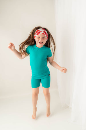 2 pc Loungewear Set in Jade | Bamboo Viscose