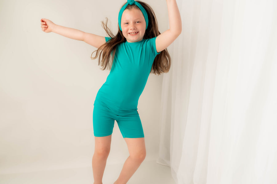 2 pc Loungewear Set in Jade | Bamboo Viscose