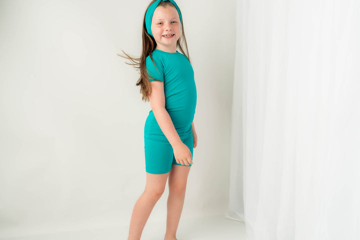 2 pc Loungewear Set in Jade | Bamboo Viscose
