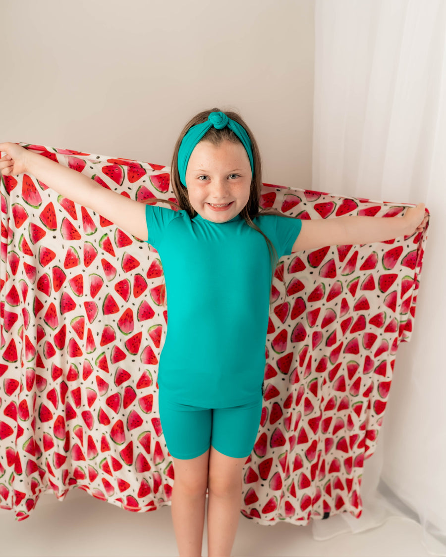 Blanket in OG Watermelons 2.0| Bamboo Viscose