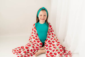 Blanket in OG Watermelons 2.0| Bamboo Viscose