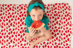 Blanket in OG Watermelons 2.0| Bamboo Viscose