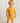 Front Opening Shortie Romper in Mango | Bamboo Viscose