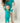 Front Opening Shortie Romper in Jade | Bamboo Viscose