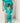 Front Opening Shortie Romper in Jade