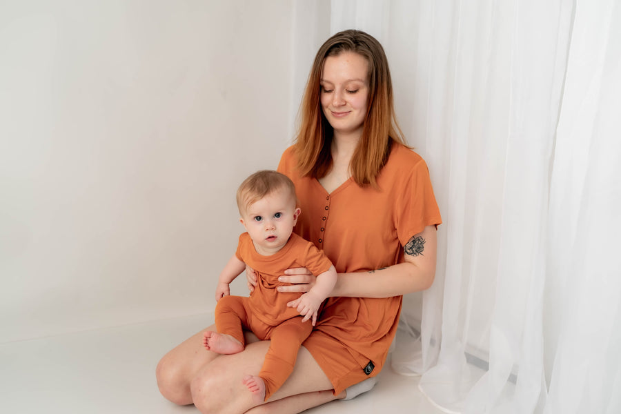 Women’s 2 pc Loungewear Set in Yams | Bamboo Viscose