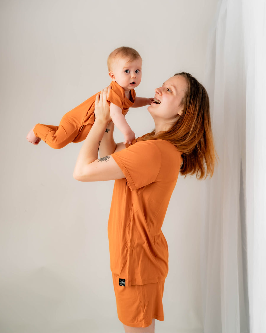 Women’s 2 pc Loungewear Set in Yams | Bamboo Viscose