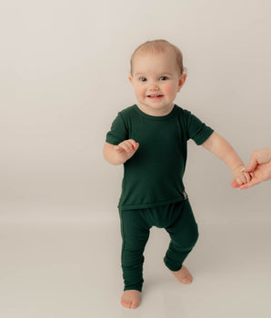 Switch-A-Roo™ Reversible Opening Romper in Sage