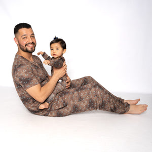 Men’s 2 pc Loungewear Set in Antlers | Bamboo Viscose