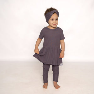 Front Opening Twirl Romper in Dusk | Bamboo Viscose