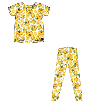 2 pc Loungewear Set in OG Lemons of Tuscany