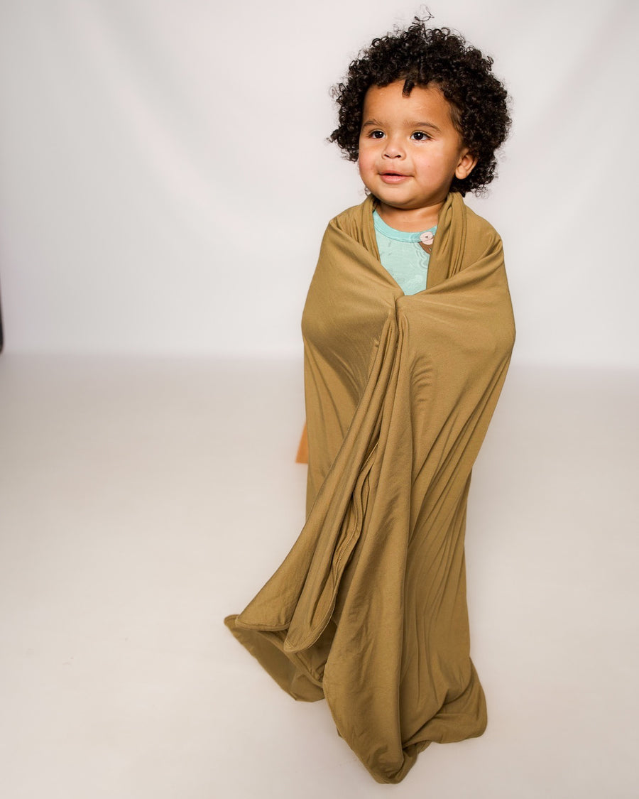 Blanket in Khaki | Bamboo Viscose