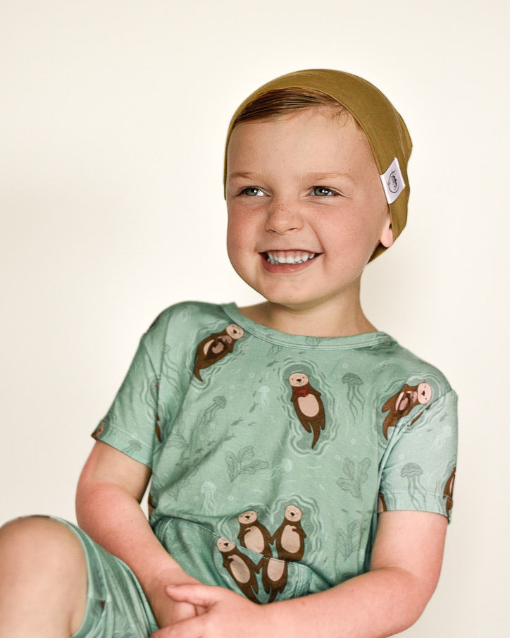 Beanie in Khaki | Bamboo Viscose