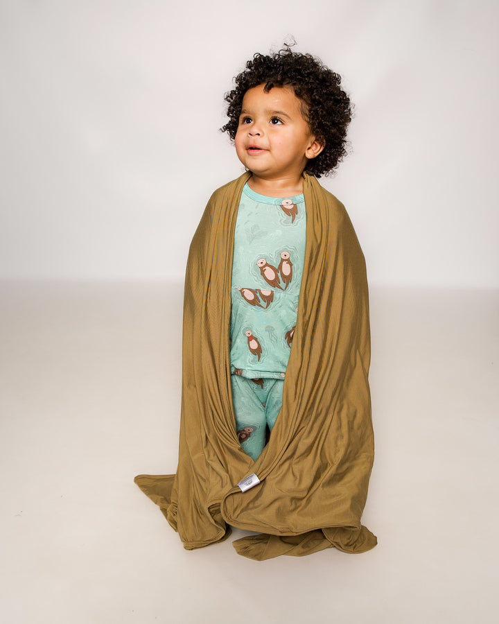 Blanket in Khaki | Bamboo Viscose