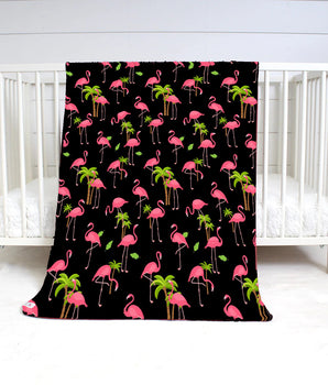 Blanket in Flamingos