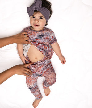 Front Opening Twirl Romper in Sunset