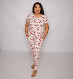 Women’s 2 pc Loungewear Set in Truffle | Bamboo Viscose