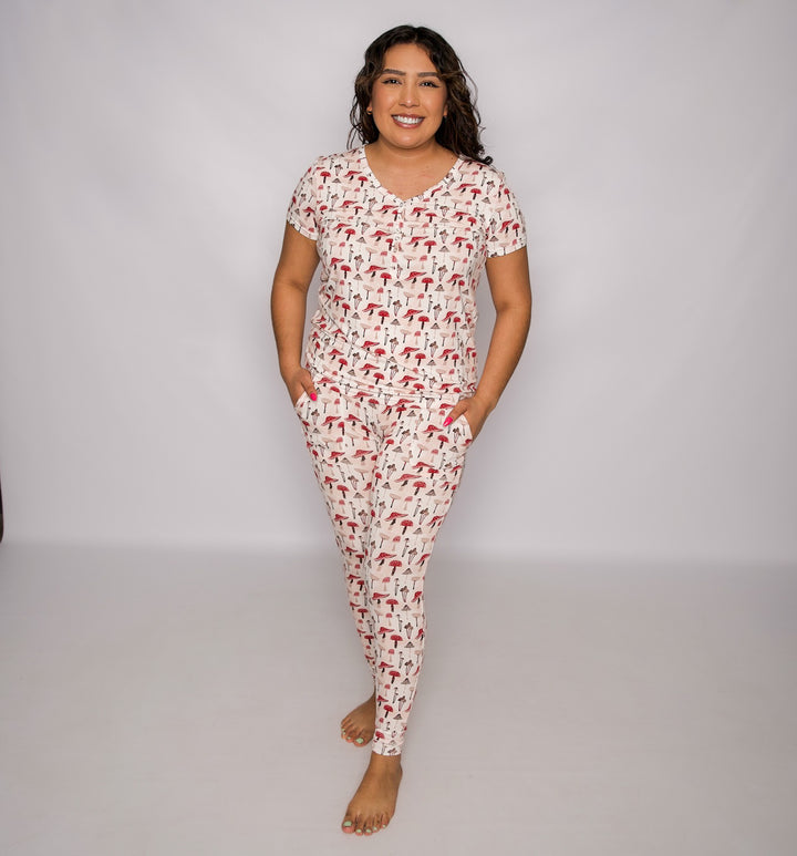 Women’s 2 pc Loungewear Set in Truffle | Bamboo Viscose