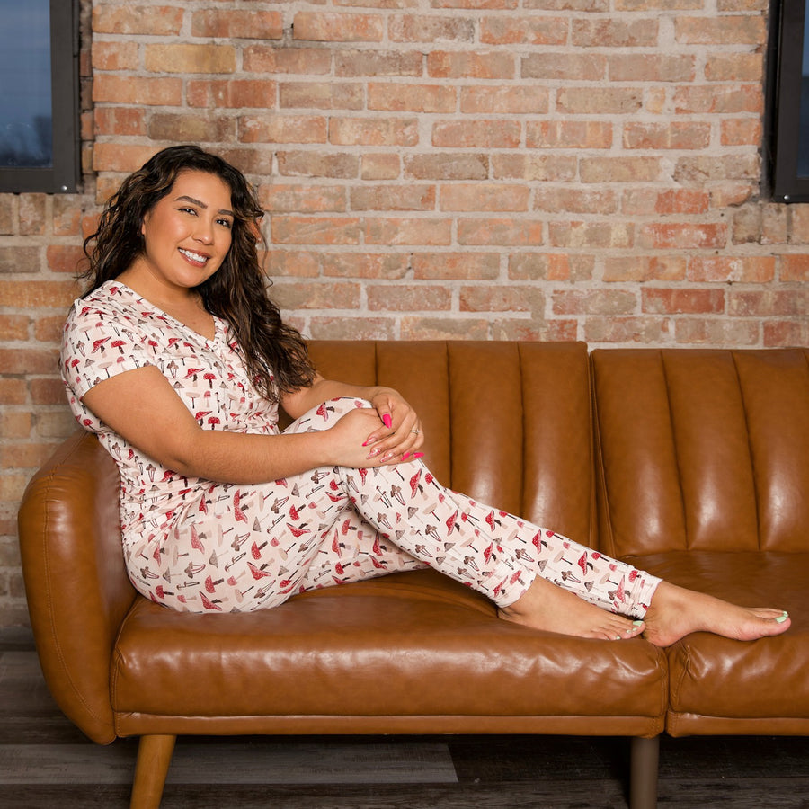 Women’s 2 pc Loungewear Set in Truffle | Bamboo Viscose