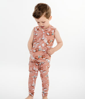Change-A-Roo™ Front Opening Tank Romper in Coco Nutty