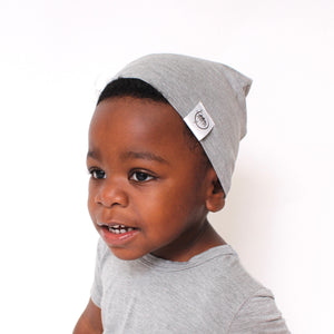 Beanie in Grey | Bamboo Viscose
