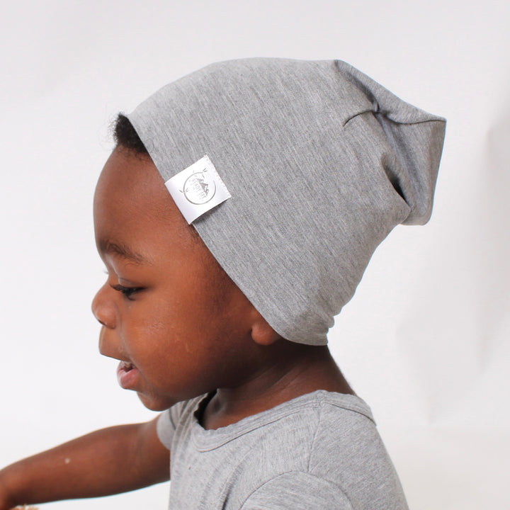 Beanie in Grey | Bamboo Viscose
