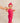 Front Opening Romper in Fuchsia | Bamboo Viscose