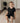 Front Opening Shortie Romper in Jet Black