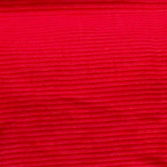 Ribbed Scarlet Red