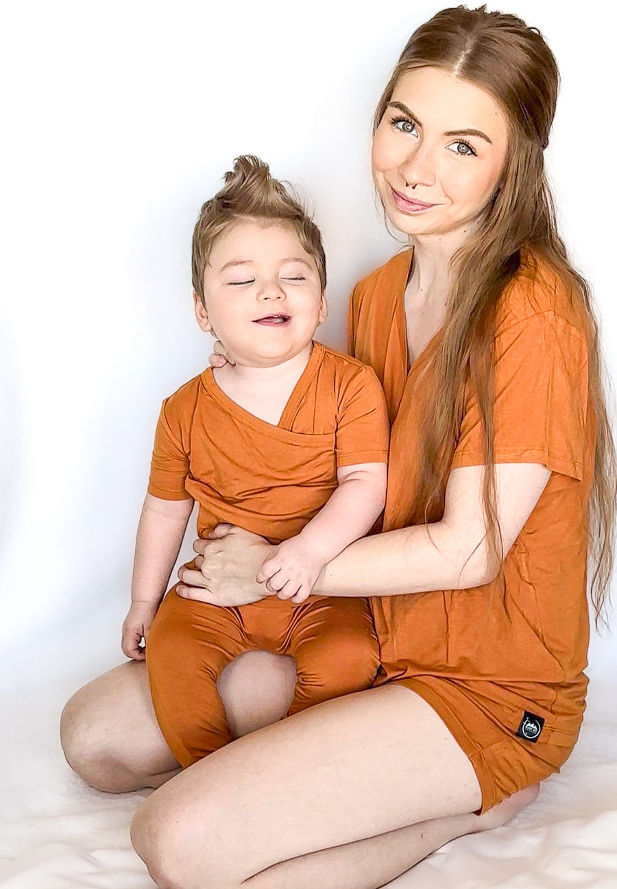 Women’s 2 pc Loungewear Set in Yams | Bamboo Viscose