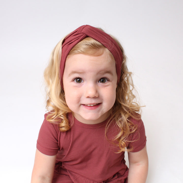 Headwrap in Memphis Rust | Bamboo Viscose