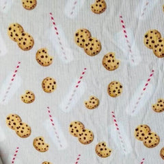 Ribbed Cookies & Milk