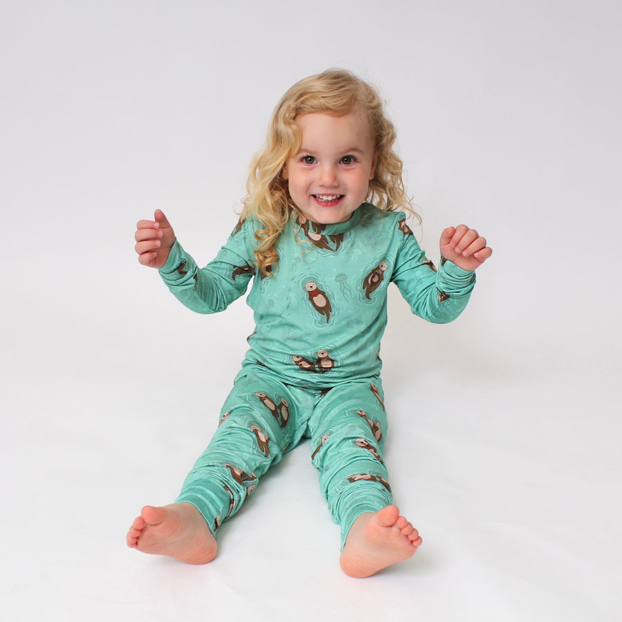 2 pc Loungewear Set in Otters | Bamboo Viscose