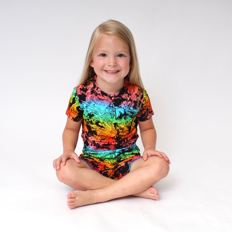 2 pc Loungewear Set in Prism | Bamboo Viscose