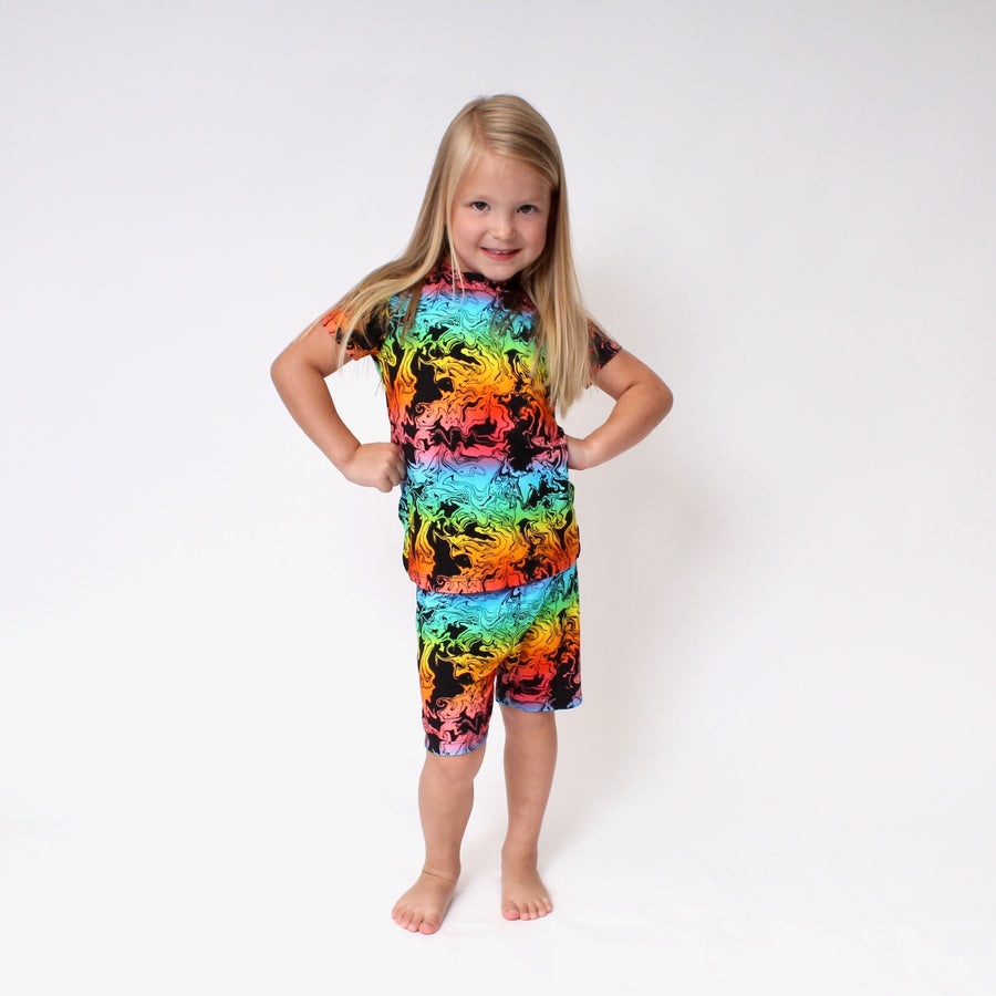 2 pc Loungewear Set in Prism | Bamboo Viscose