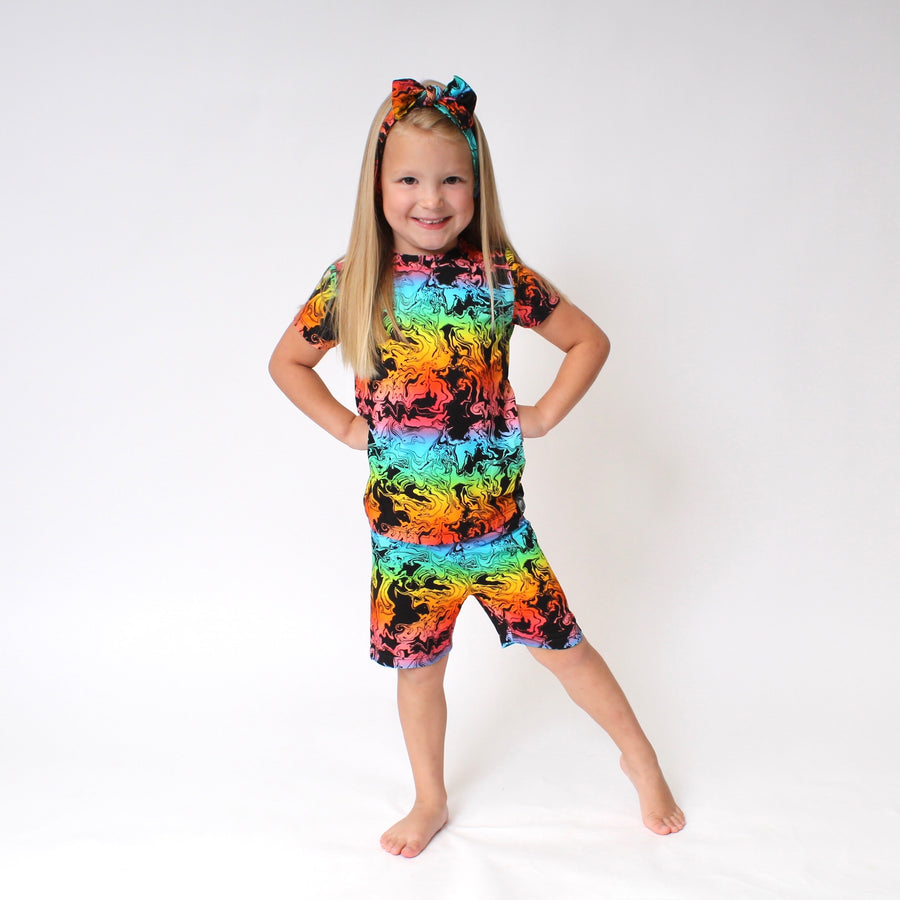 2 pc Loungewear Set in Prism | Bamboo Viscose