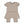 Front Opening Twirl Shortie Romper in Taupe | Ribbed Bamboo Viscose