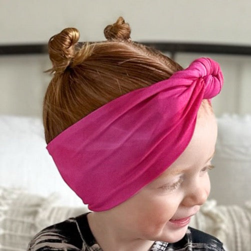 Headwrap in Electric Candy | Bamboo Viscose