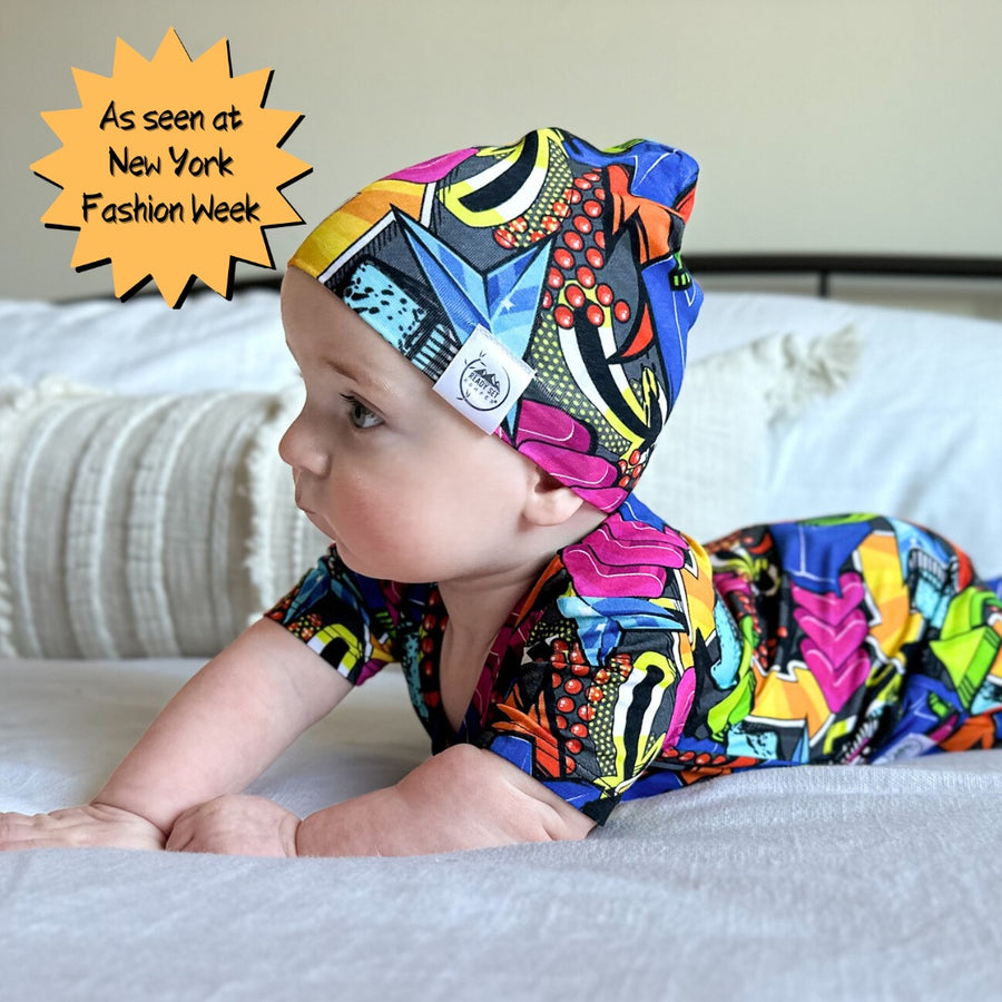 Beanie in Graffiti Way | Bamboo Viscose