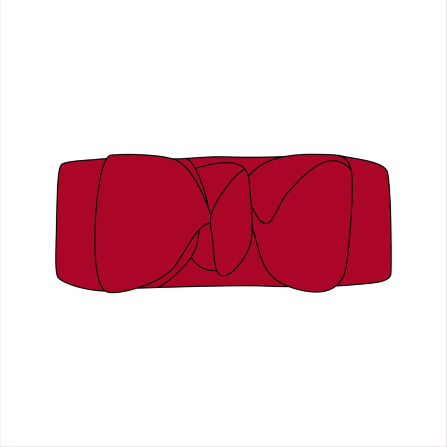 Headwrap in Holly Berry | Bamboo Viscose