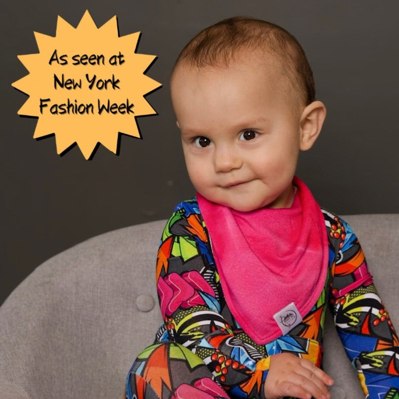 Bib in Electric Candy | Bamboo Viscose