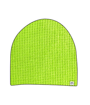 Beanie in Lime | Waffle Bamboo Viscose