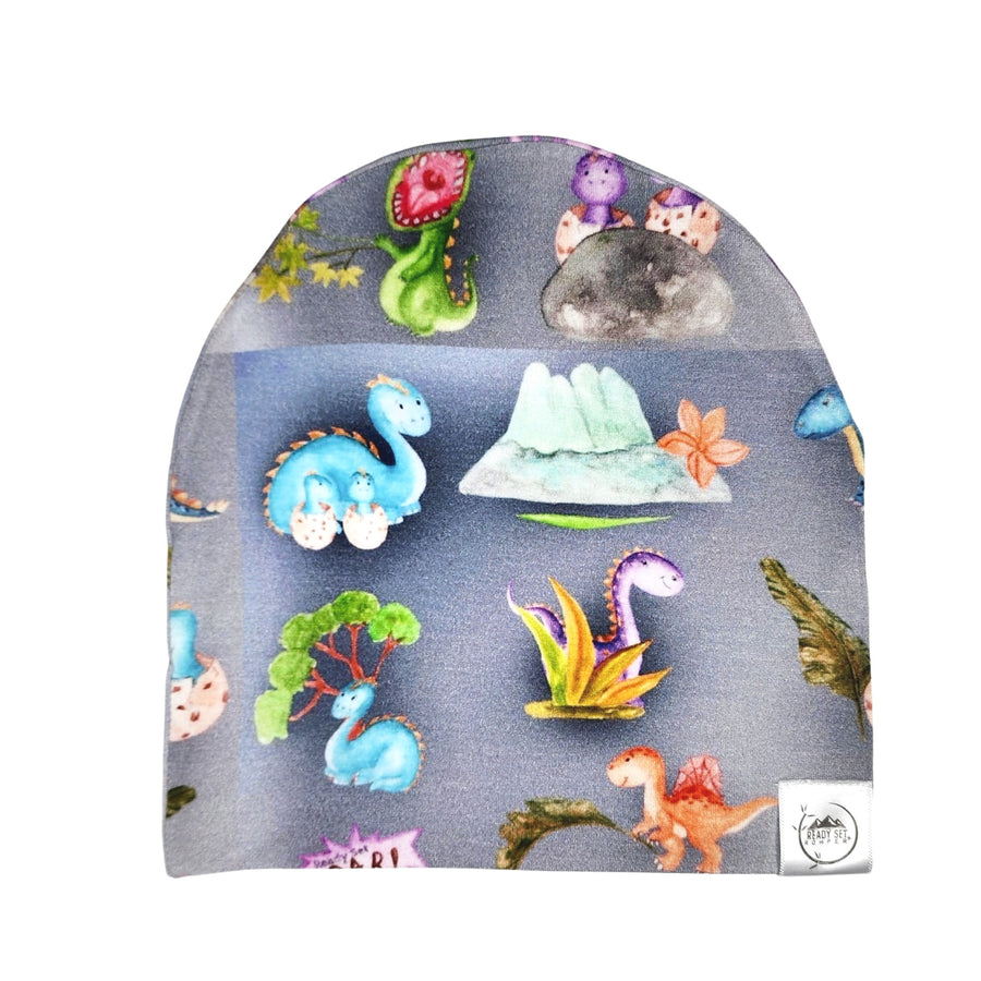 Beanie in Prehistoric Pals | Bamboo Viscose
