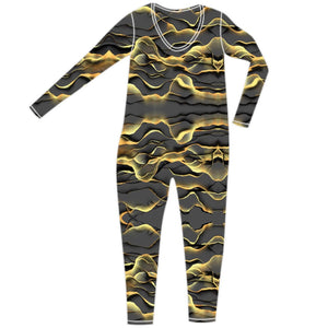 Women's One-Piece Lounger in Desert Flames | Bamboo Viscose