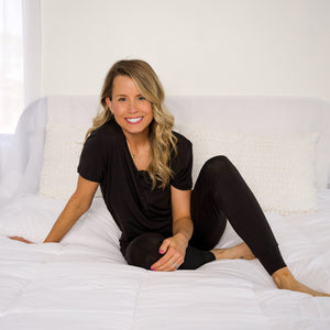 Women’s 2 pc Loungewear Set in Shadow | Bamboo Viscose