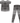 2 pc Loungewear Set in O.G Stormy | Bamboo Viscose