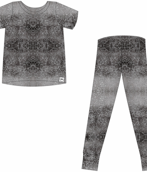 2 pc Loungewear Set in O.G Stormy | Bamboo Viscose