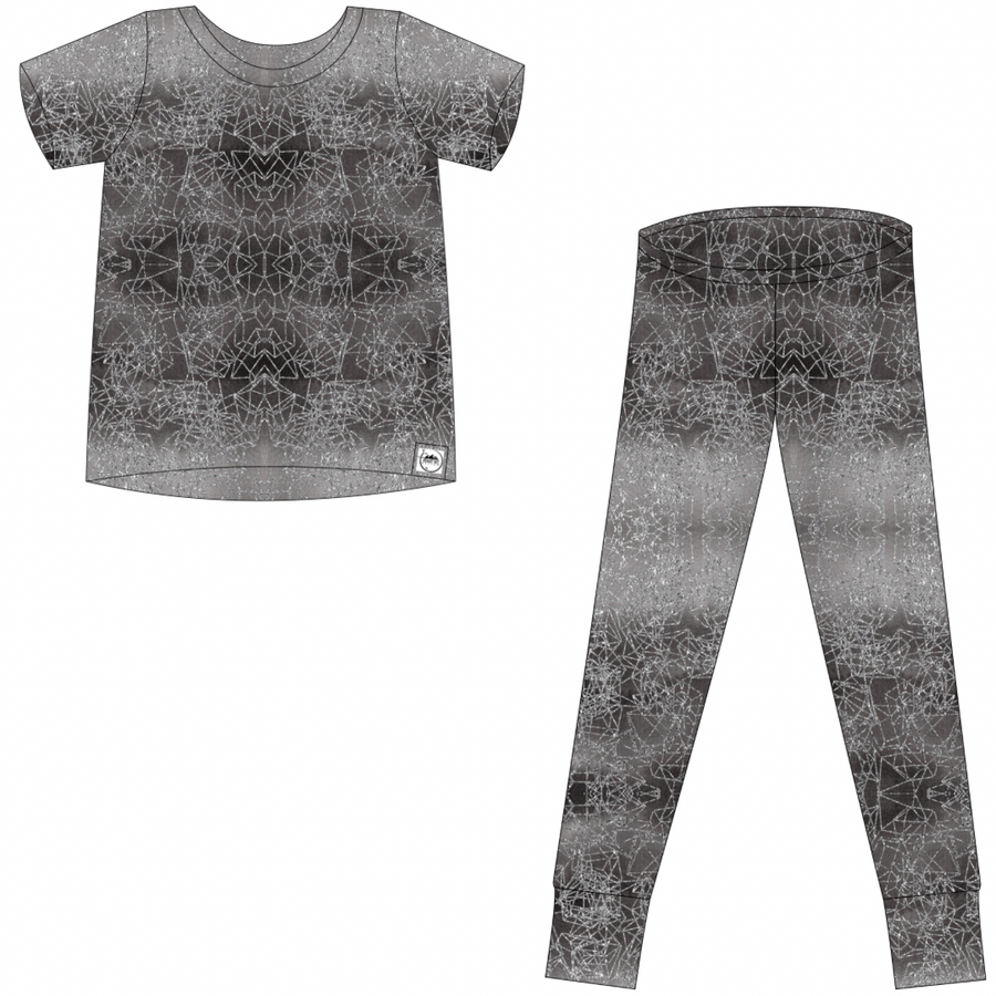2 pc Loungewear Set in O.G Stormy | Bamboo Viscose