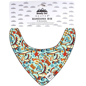 Bib in Rad Rollers | Bamboo Viscose