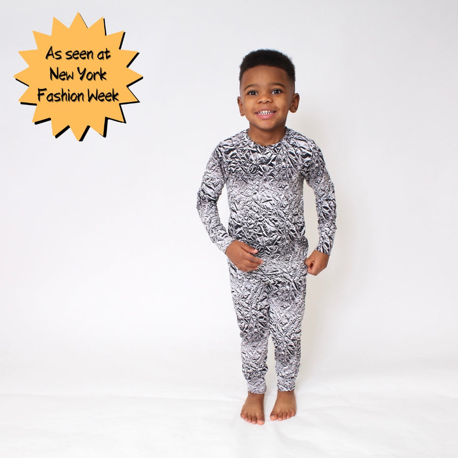 2 pc Loungewear Set in Heavy Metal | Bamboo Viscose